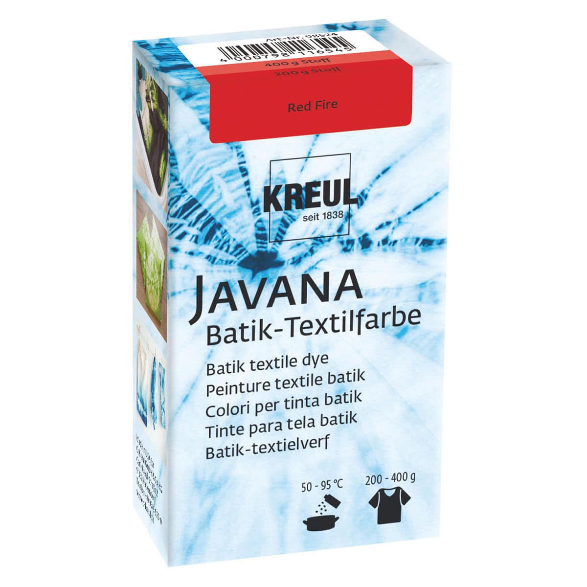 Kreul Javana Tie Dye Batik - Tintura per tessuti 