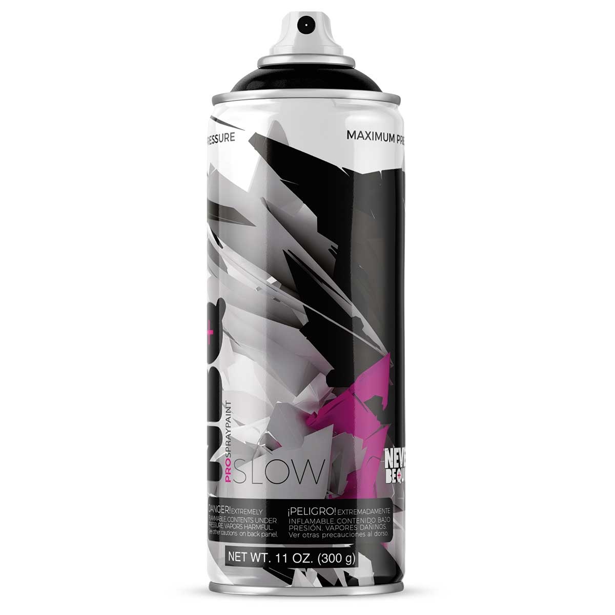 NBQ Slow Pro Spray Paint Transparent 400ml - Finitura opaca 