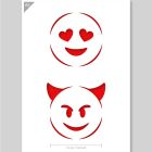 QBIX Stencil Emoji - Formato A5