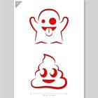 QBIX Stencil Emoji - Formato A5