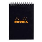 Rhodia Classic notebook A7 - Rombo stampato e copertina nera