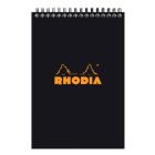 Rhodia Classic blocco note A5 - carta a scacchi e copertina nera