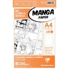 Clairefontaine A4 Carta Manga - 40 fogli - Divisione 1 volta