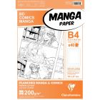 Clairefontaine B4 Carta Manga - 40 fogli - Divisione 1 volta