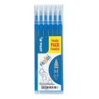 Pilot FriXion Ball - Set di 6 ricariche blu - Punta media