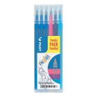 Pilot FriXion Ball - Set di 6 ricariche assortite - Punta media