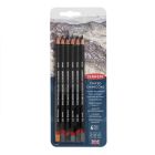 Derwent Tinted Charcoal 6 Latta delle matite