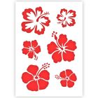 Aloha Flower Template in 3 dimensioni