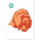 QBIX Stencil gorilla - Formato A3 - 2 strati
