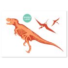 QBIX Stencil di dinosauro - Formato A3 - 2 strati