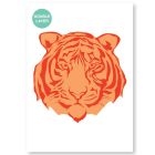 QBIX Stencil tigre - Formato A3 - 2 strati