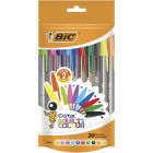 BIC Cristal set di 20 colori biros