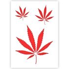 Modello di foglia di cannabis in 3 dimensioni
