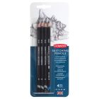 Derwent Sketching matite set di 4