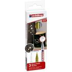 Edding 751 set di marcatori a vernice di 3 colori metallici