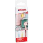 Edding 751 set di marcatori a vernice di 3 colori pastello