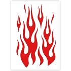 Stencil fiamme in 3 dimensioni