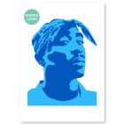 QBIX Stencil Tupac Shakur - Formato A3 - 2 strati