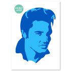 QBIX Stencil di Elvis Presley - Formato A3 - 2 strati