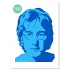 QBIX Stencil John Lennon - Formato A3 - 2 strati