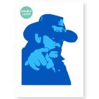 QBIX Stencil Lemmy Motörhead - Formato A3 - 2 strati