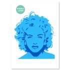QBIX Stencil Madonna - Formato A3 - 2 Strati