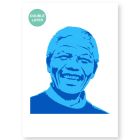QBIX Stencil Nelson Mandela - Formato A3 - 2 strati