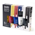 Liquitex Basics Set di vernice acrilica di 5 colori - 118ml