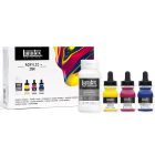 Liquitex Pro Acrylic Ink & Pouring Medium set di 3 colori primari