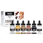 Liquitex Pro Acrylic Ink set di 6 colori metallici