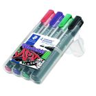 Staedtler Lumocolor ART 352 - set di 4 pennarelli indelebili