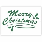 Stencil ''Merry Christmas'' in 3 dimensioni