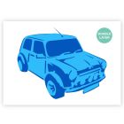 QBIX Stencil Mini Cooper - Formato A3 - 2 strati