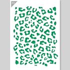 QBIX Stencil con stampa leopardata - Formato A3