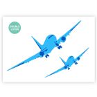 QBIX Stencil aereo - Formato A3 - 2 strati