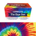 QBIX Tie Dye Set di 15 colori - Kit completo tie dye per tintura di tessuti con elastici e bottiglie di compressione