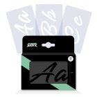 Set di stencil per lettere decorative in 2 dimensioni