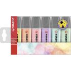 Set di 6 pennarelli per evidenziatori STABILO BOSS Original in colori pastello