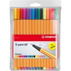 STABILO fineliner point 88 set di 15