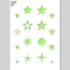 QBIX Stencil di stelle - formato A3