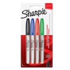 Pennarelli Sharpie Permanent Classic Fine - Confezione da 4 pezzi
