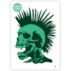 Mohawk Skull Template - formato A3 - 2 strati