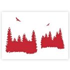 QBIX Stencil foresta - Formato A3