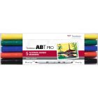 Tombow ABT PRO Marker set di 5 colori di base