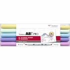 Tombow ABT PRO Marker set di 5 colori pastello