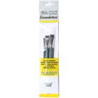 Winsor & Newton Foundation Pennelli per pittura acrilica set di 3 pezzi - piatto con manico corto
