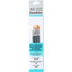 Winsor & Newton Foundation Pennelli per acquerello set di 6