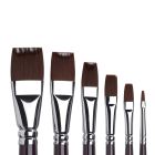 Winsor & Newton Galeria Pennello per pittura acrilica One Stroke - piatto con manico corto