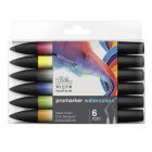 Winsor & Newton Promarker Watercolour Set di base di 6 pennarelli ad acqua