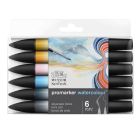 Winsor & Newton Promarker Watercolour Set di 6 pennarelli per acquerello Sky